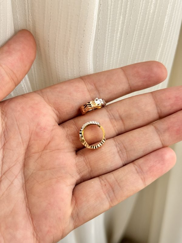 گوشواره حلقه ای امگا