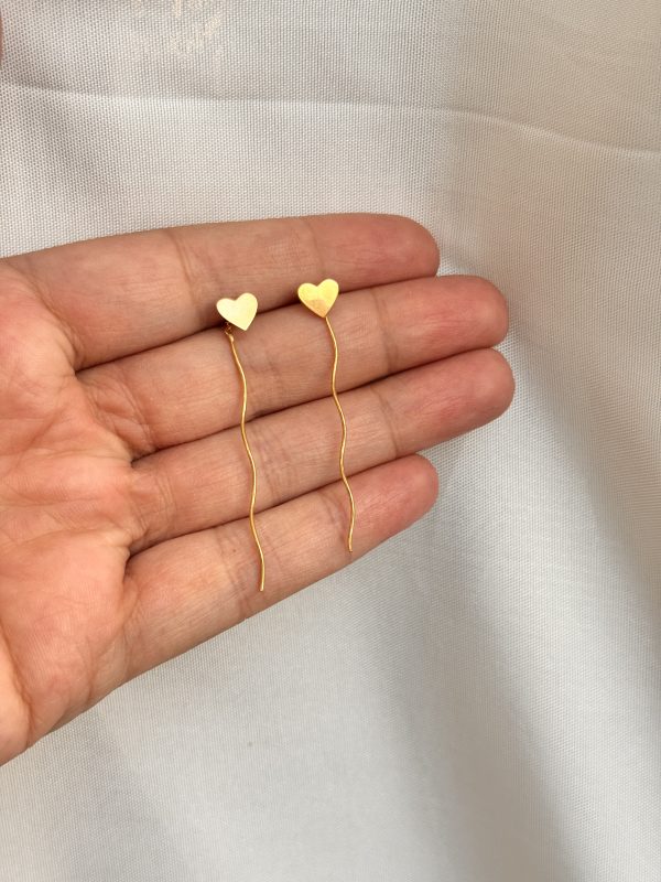 گوشواره کرلی قلب