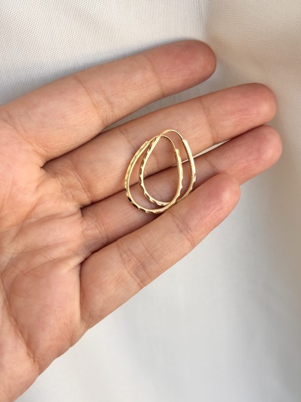 گوشواره حلقه ای لوکس